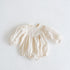 Baby Jacquard Round Neck Jumpsuit